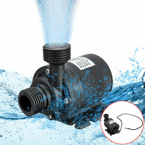 DC12V 5M 800L/H High Performance Low Noise Submersible Pump 4 Point Nozzle Brushless DC Pump 50cm Cable (1/5)