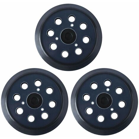 Sanding disc 125 mm compatible with Makita 743081-8 replacement BO5010 8 holes (3 pieces) (1/5)