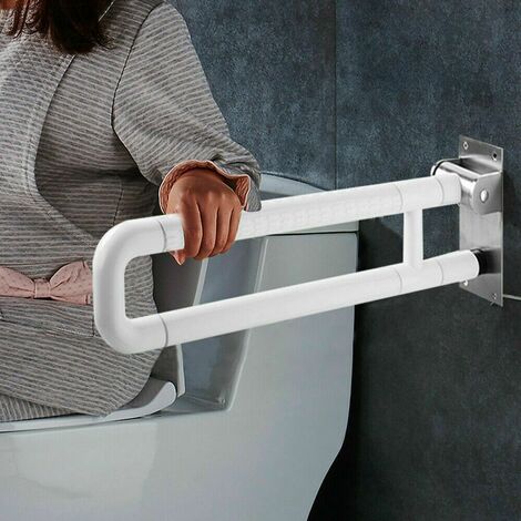 Support Handle Toilet Support Handle 60cm Folding Support Handle Standing Aid Safety ...