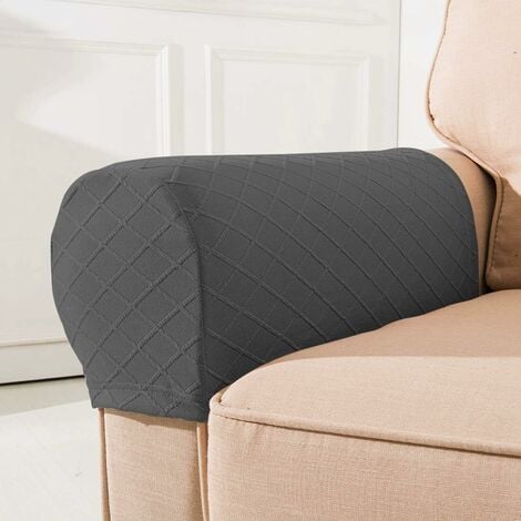 Pieces Sofa Armrest Covers Soft Non-Slip Armchair Arm Cover