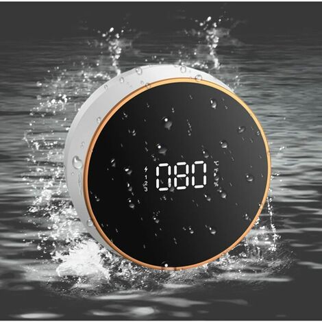Wall Mounted Automatic Soap Dispenser, Electric Soap Dispenser, Rechargeable with Temperature Display, Suitable for Children and Adults (Le Blanc) (1/5)