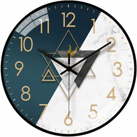 Wall Clock 30cm Modern Round Quartz Wall Clocks High Quality Decorative ...