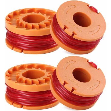 Spools for Worx WA0010 trimmer replacement thread for trimmer spool replacement thread for spool 4 pieces (1/5)