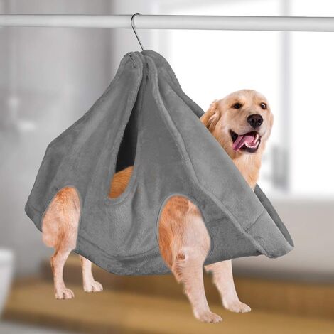 Pet Grooming Hammock Grooming Bathing Hammock with Hanger Suitable for Small and Medium Dogs and Cats 25cm (1/4)