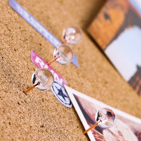 Map Push Pins Rose Gold Round Head Tacks With Stainless Point