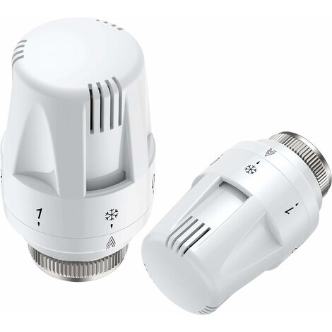 Homgen 2pcs Thermostatic Radiator Thermostat Head M30 x 1.5mm (1/5)