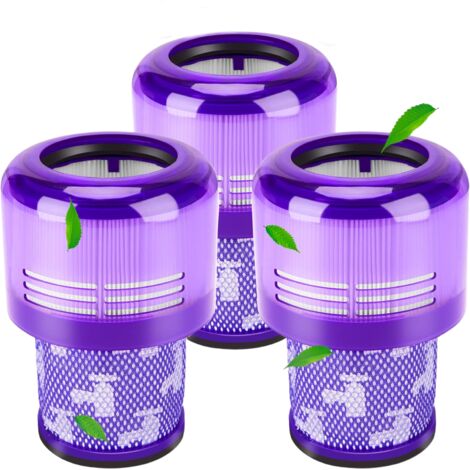 Replacement Filters - Set of 3 for Dyson V11 Absolute Extra Pro Animal Torque Drive V15 Detect Vacuum Cleaner (1/4)