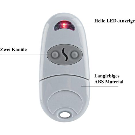 Set of 2 remote controls for 433 MHz Came Top 432NA 432SA 432M 432E