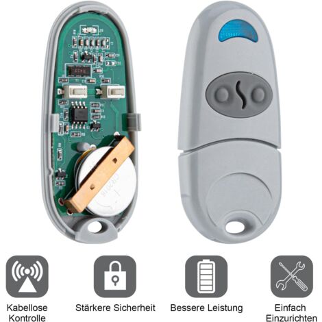 Set of 2 remote controls for 433 MHz Came Top 432NA 432SA 432M 432E