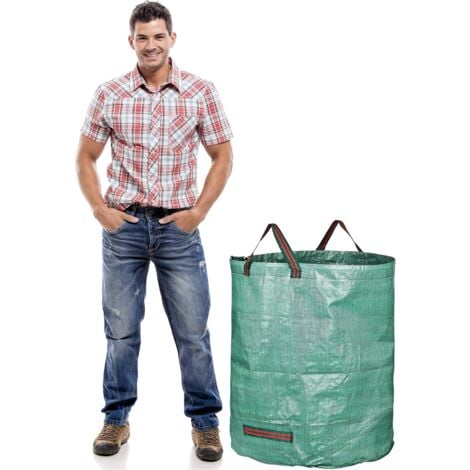 Green Waste Bag for Rubbish and Recycling, Garden Waste Bag2 x 272L Tear-Resistant Garden Bags