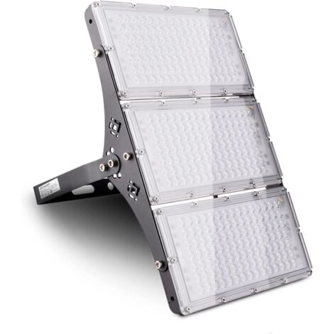 300W 24000LM Outdoor LED Floodlight Waterproof IP66 3000K Warm White Outdoor LED Spotlight for Public Lighting Garage Corridor Garden