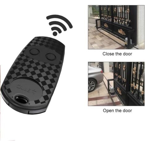 Top 432EV Remote Control, 2 Pcs Portable 433 Remote Controls, Compatible with Top432EV/432/432EE/432A/432M/432S T432/CAME 432,433,92 MHz Remote Control for Doors and Garage Doors