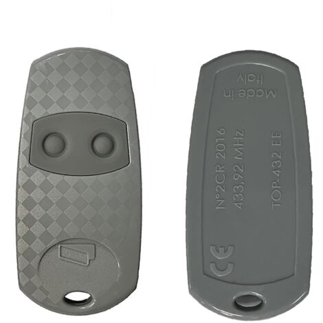 Original remote control TOP432EE 2 pieces. Fixed code frequency 433.92 MHz, TOP432EE
