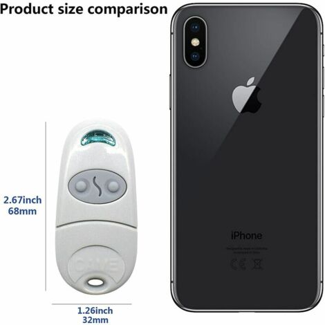 Original Came TOP432NA remote control - fixed code frequency 433.92 MHz THSIDNE