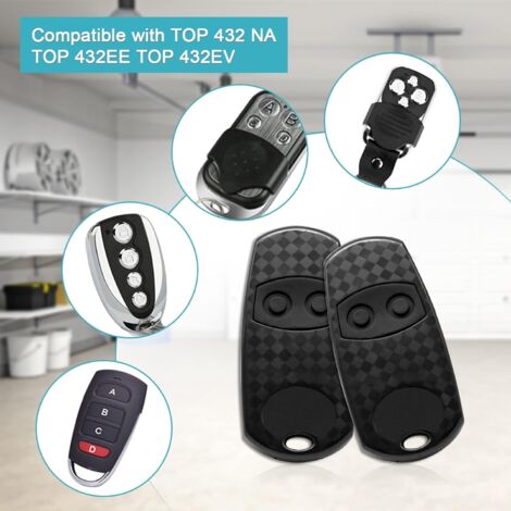 Remote control for Cam TOP432EV 3 pieces. Fixed code frequency 433.92 MHz.