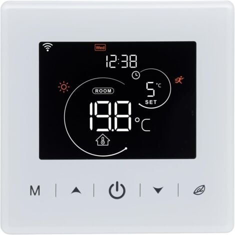 WiFi, Battery Gas Boiler Thermostat, 2-Wire Programmable Room