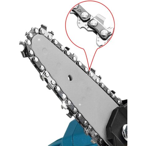 5 Pack Mini Chainsaw Chain for 6" Chainsaw Blade, 37 Chainsaw Drive Links with 1/4" LP Pitch for Mini Cordless Hand Chainsaw, Steel Blade