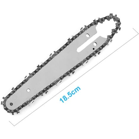 5 Pack Mini Chainsaw Chain for 6" Chainsaw Blade, 37 Chainsaw Drive Links with 1/4" LP Pitch for Mini Cordless Hand Chainsaw, Steel Blade