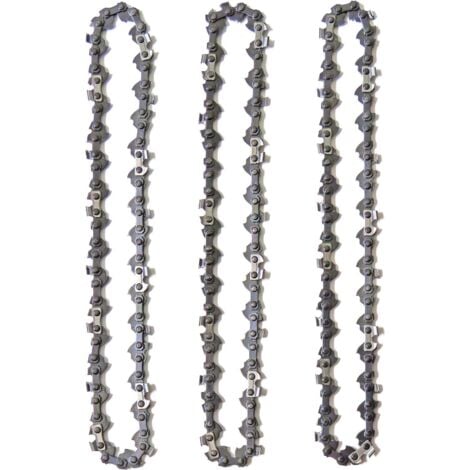 Pack 14" (35cm) Bar Chainsaw Chain, 52 Drive Links, Low Kickback, Fits Husqvarna, McCulloch, Bosch, Ferrex, Primaster and Others