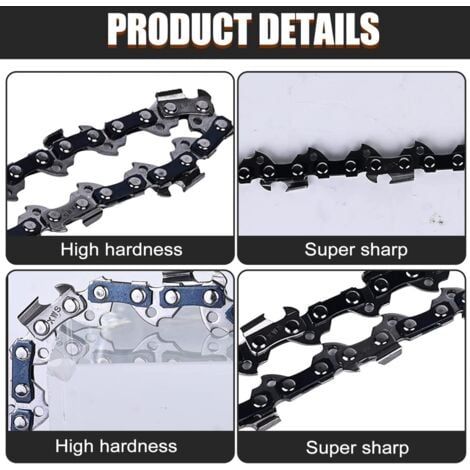 Needle Pack of 3 20 Inch Chainsaw Chains (76 Links, 325" Pitch)
