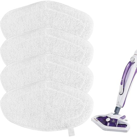 YMYNY 4 Washable Replacement Mops for Polti Vaporetto Vaporforce Brush PAEU0332, Reusable Cloths for Polti Vaporetto PAEU0332 Brush