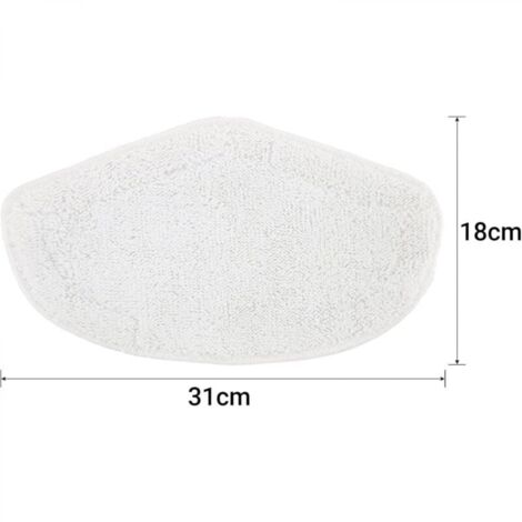 YMYNY 4 Washable Replacement Mops for Polti Vaporetto Vaporforce Brush PAEU0332, Reusable Cloths for Polti Vaporetto PAEU0332 Brush