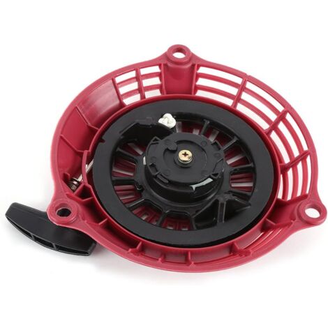 Recoil Starter Rewind Pull Starter Handle for Honda GCV135 GCV160 EN2000 Engine Lawn Mower Generator Manual Pull Starter Red