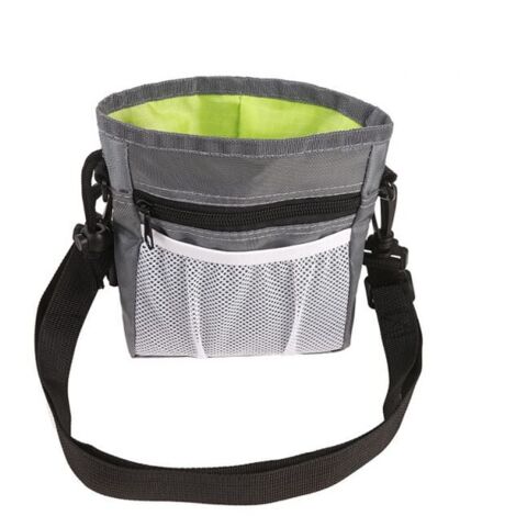 Waterproof Pet Training Bag, Grey – Dog Training Bag – Dog Walking Bag YMYNY (1/4)