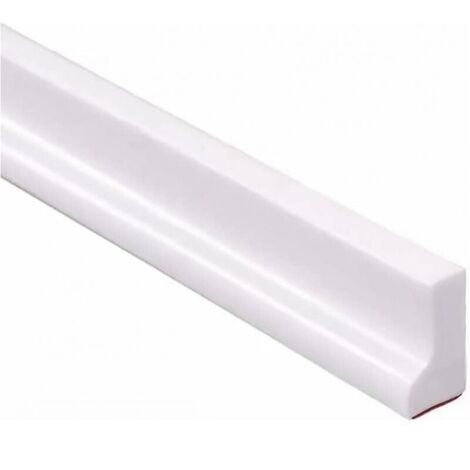Flood protection strip, interior folding door strip, shower screen, bathtub, separation between dry and wet, suitable for kitchen and bathroom (100 cm, white) YMYNY (1/4)
