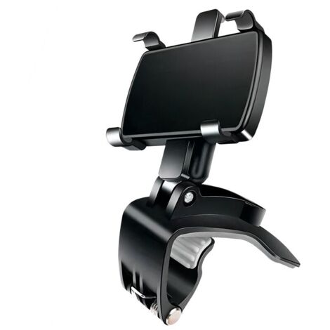 Black 360 Degree Rotating Car Phone Holder, Dashboard Cell Phone Mount for 4-7 inch GPS and Smartphone YMYNY (1/4)