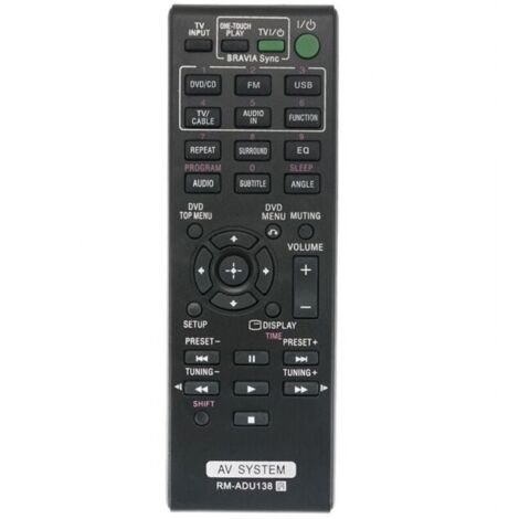 Adu138 Replaces the remote control suitable for the AV system DAV-TZ145 HBD-TZ140 HBD-TZ145 YMYNY