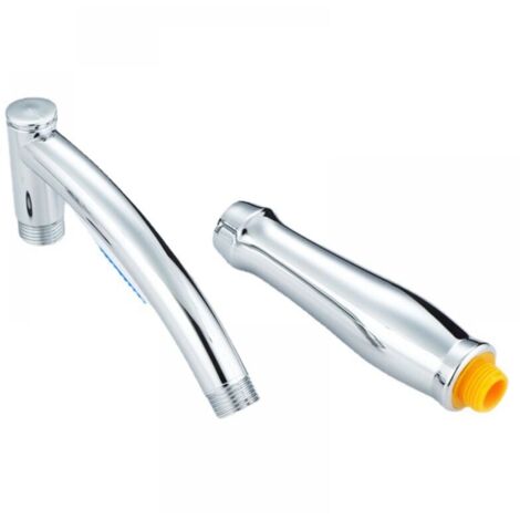 Piece (Silver) Shower Head Extension Rod, Adjustable Shower Extension Arm, ABS Shower Extension Arm for Connecting and Extending Shower Head, YMYNY (1/4)