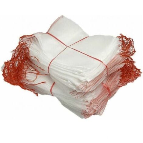 100pcs Insect Net Bags, Nylon Garden Netting, Reusable Fruit Plant Protection Bag, Grape Bird Netting with Drawstring 15 x 25 cm YMYNY (1/4)