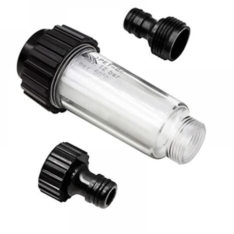 Piece of high-pressure cleaner hose filter, garden hose filter, for high-pressure cleaners, garden pumps, 3/4-inch connection, compatible with 4.730-059.0 YMYNY (1/4)