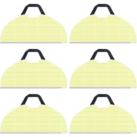 6-Pack Replacement Cleaning Cloths for Shark RV2610WA AV2610WA AI Ultra 2-in-1 Robot Vacuum Cleaner, Microfiber Cloths for Shark AI Ultra Accessories, YMYNY (1/4)