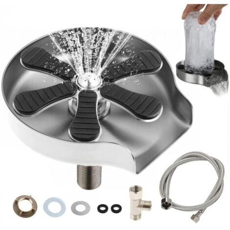 Stainless steel sink, window cleaner, high pressure window cleaner, kitchen sink accessories, bar, restaurant, cafe YMYNY (1/4)