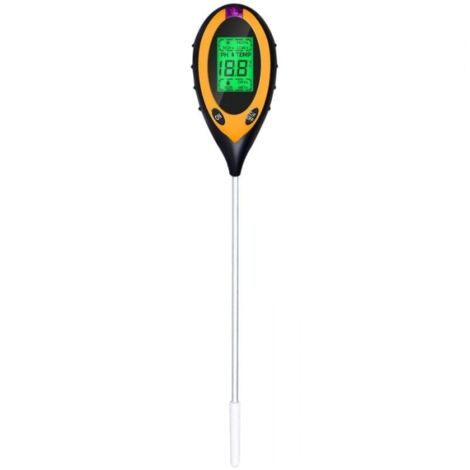 Soil pH Meter, 4-in-1 Soil Moisture/Light/pH/Temperature Tester, Gardening Tool Set, Battery Included YMYNY (1/4)