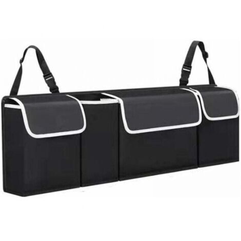 Trunk Organizer, Trunk Organizer, Multi-Pocket Foldable Waterproof Space Saving Storage Bag, Suitable for SUV YMYNY (1/4)
