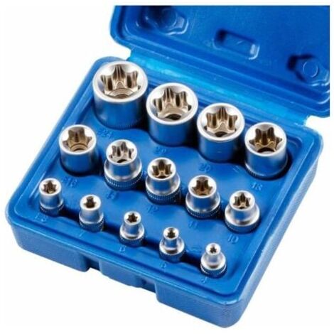 Hardware Tool 14pcs E4 E24 E Torx Torx Socket Wrench Set Mumu