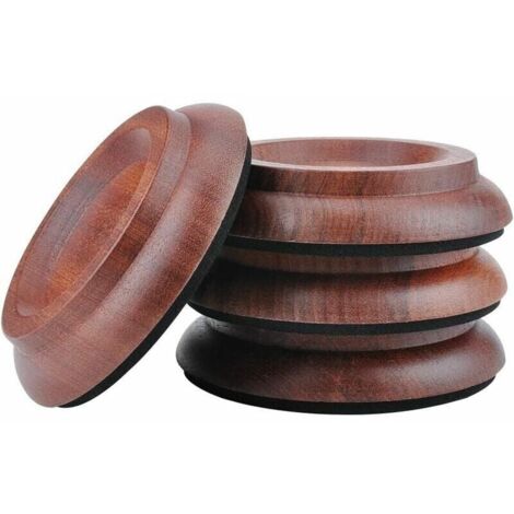 Pack Brown Solid Wood Wing Legs Shockproof Home Furniture MUMU (1/4)