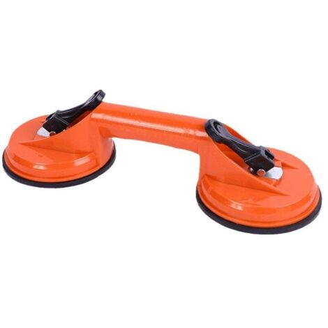 Suction Cup Lifter - Load Capacity 50kg - With Two Suction Cups - Locking Lever and Quick Release Function - For Transporting Heavy and Bulky Objects/Suction Cup Lifter/Window Lifter/Rubber Suction Cu (1/4)
