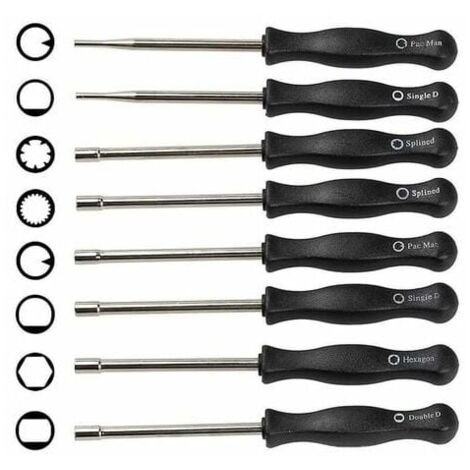 Pieces Carburetor Adjustment Tool Set, Carburetor Screwdriver for Engine Repair and Cleaning, Fits Most Two-Stroke Engines MUMU (1/4)