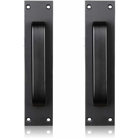 Furniture Handle, Black Sliding Door Handle for Kitchen/Furniture/Cupboard/Cabinet/Drawer for Swing Door MUMU (1/4)