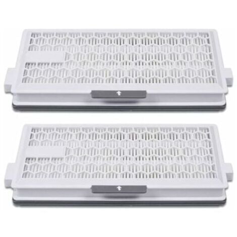 2-Pack Airclean Plus 50 HEPA Filter for Miele Complete C3 Powerline, S8340 – Air Clean SF-HA 50 for Complete C2 C3 Compact C1 C2 – Replacement Accessories for MUMU Vacuum Cleaners (1/4)