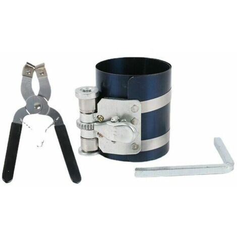 Car Piston Ring Pliers, 3 Inch 53-175mm Piston Ring Compressor, Car Piston Ring Removal Pliers, Piston Installation Tools MUMU (1/4)