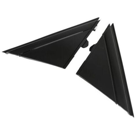 Rearview Mirror Emblem 1SH17KX7AA 1SH16KX7AA Left & Right Rearview Mirror Triangle Replacement Parts for Fiat 500 2012-2017 (Glossy Black) MUMU (1/4)