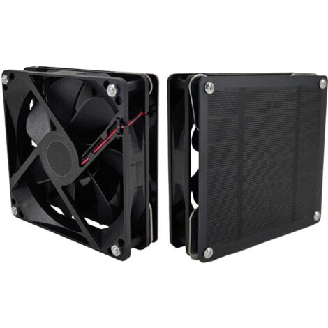 3W Solar Fan 2 Pack for Small Chicken Greenhouse Shed Animal House Window Exhaust MUMU