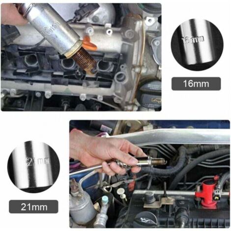 2pcs 16mm 21mm Spark Plug Wrench Motorcycle Spark Plug Wrench Car Spark