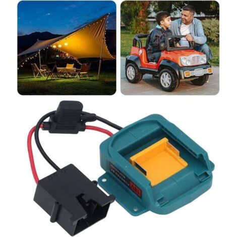 Makita Adapter for 14.4V and 18V Lithium Battery, MUMU Children's Toy Car Wiring Connector