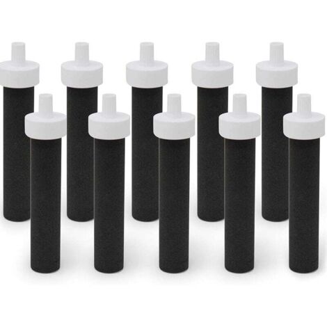 10 Pack Filters - Replacement Water Bottle Filters Compatible with Hard Bottle Filters and Sports Bottles. Compatible with Brita Water Bottle, Item Number: BB06 MUMU